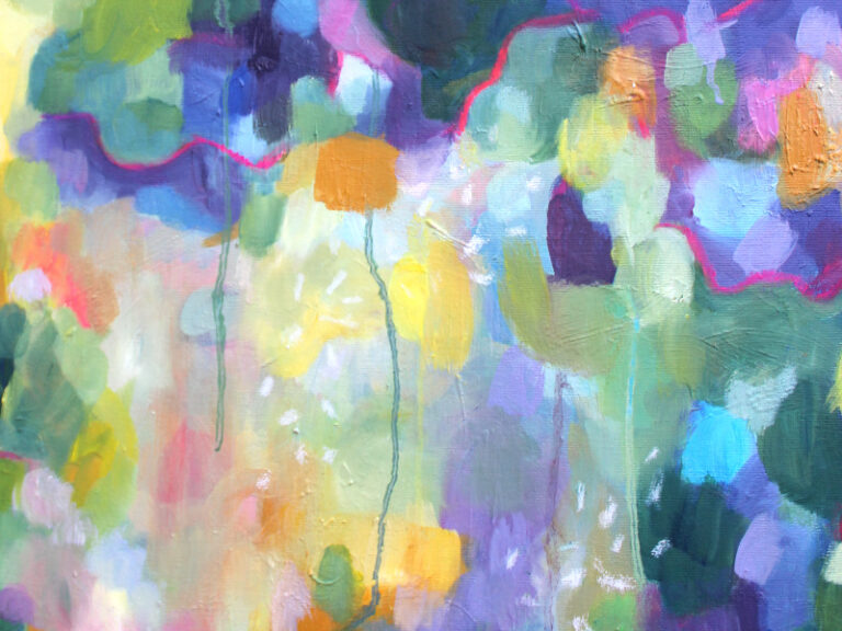 Detail_Ölmalerei Rainforest 6