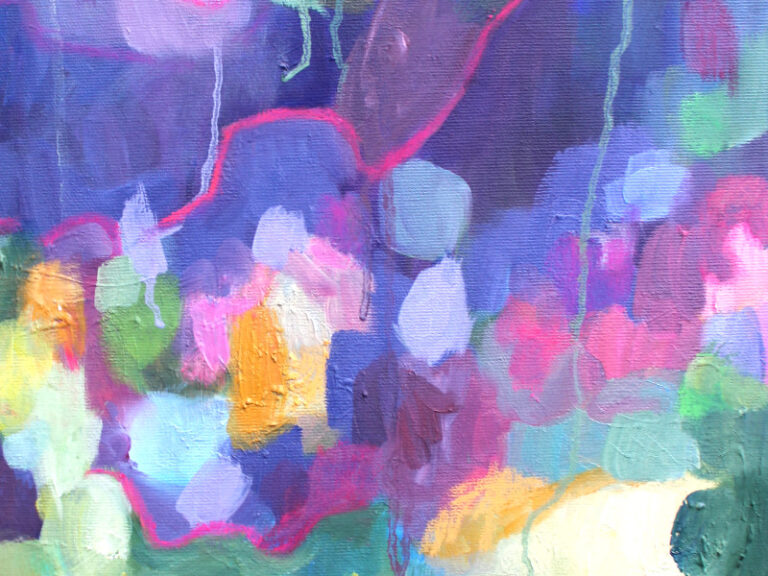 Detail_Ölmalerei Rainforest 3