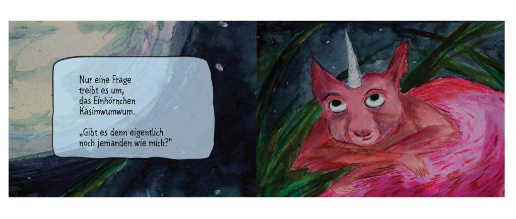 Blick ins Buch "Das Einhörnchen Kasimwumwum" 2