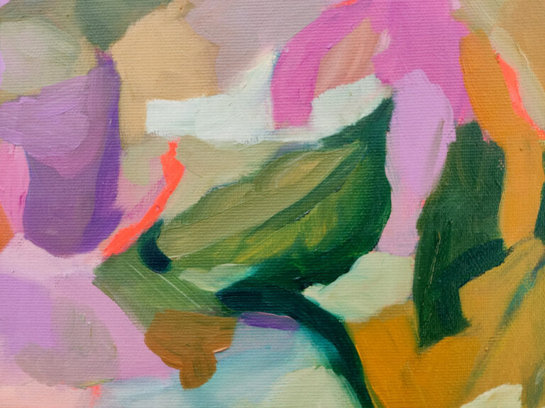 Everywhere I go I see flowers Detail 2