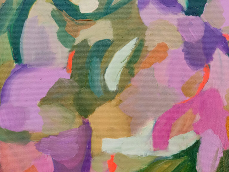 Everywhere I go I see flowers Detail 1