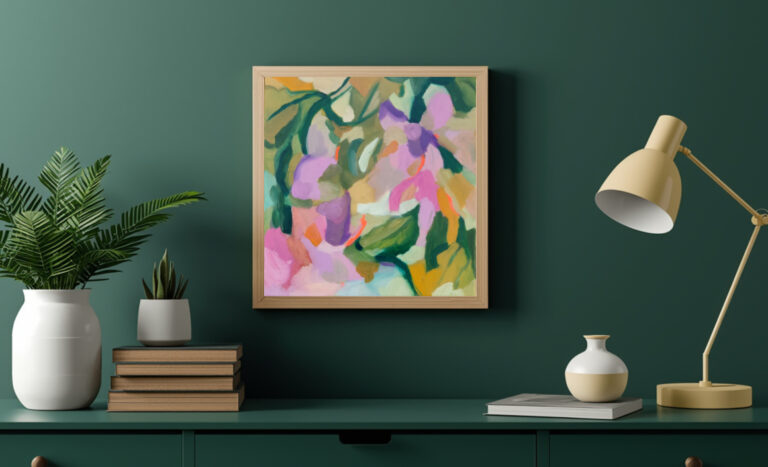 Everywhere I go I see flowers Mockup 2